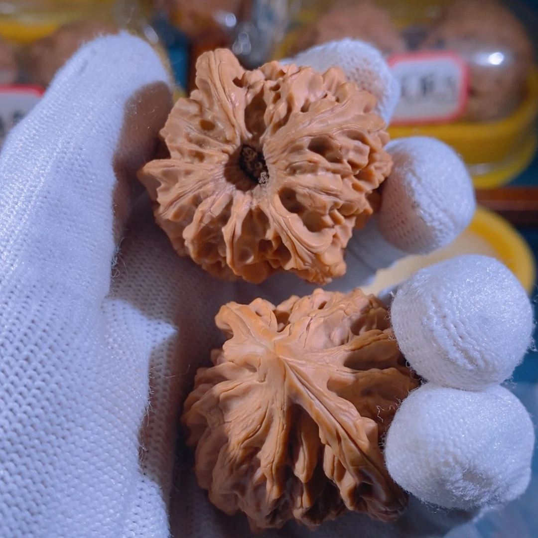 吊坠文玩核桃小*周龙门