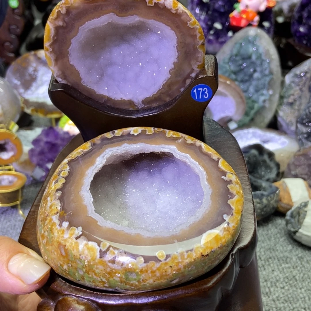 摆件紫晶未镶嵌水晶