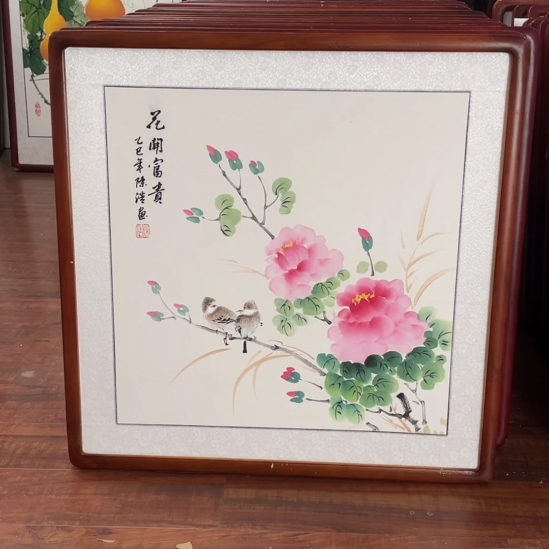 国画带框尺寸63*63厘米