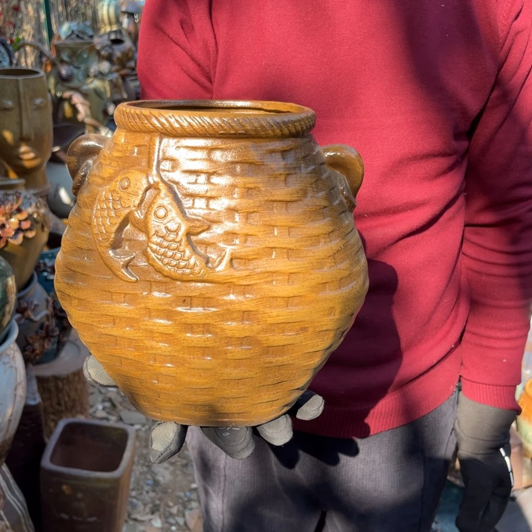 红陶高22口13有孔