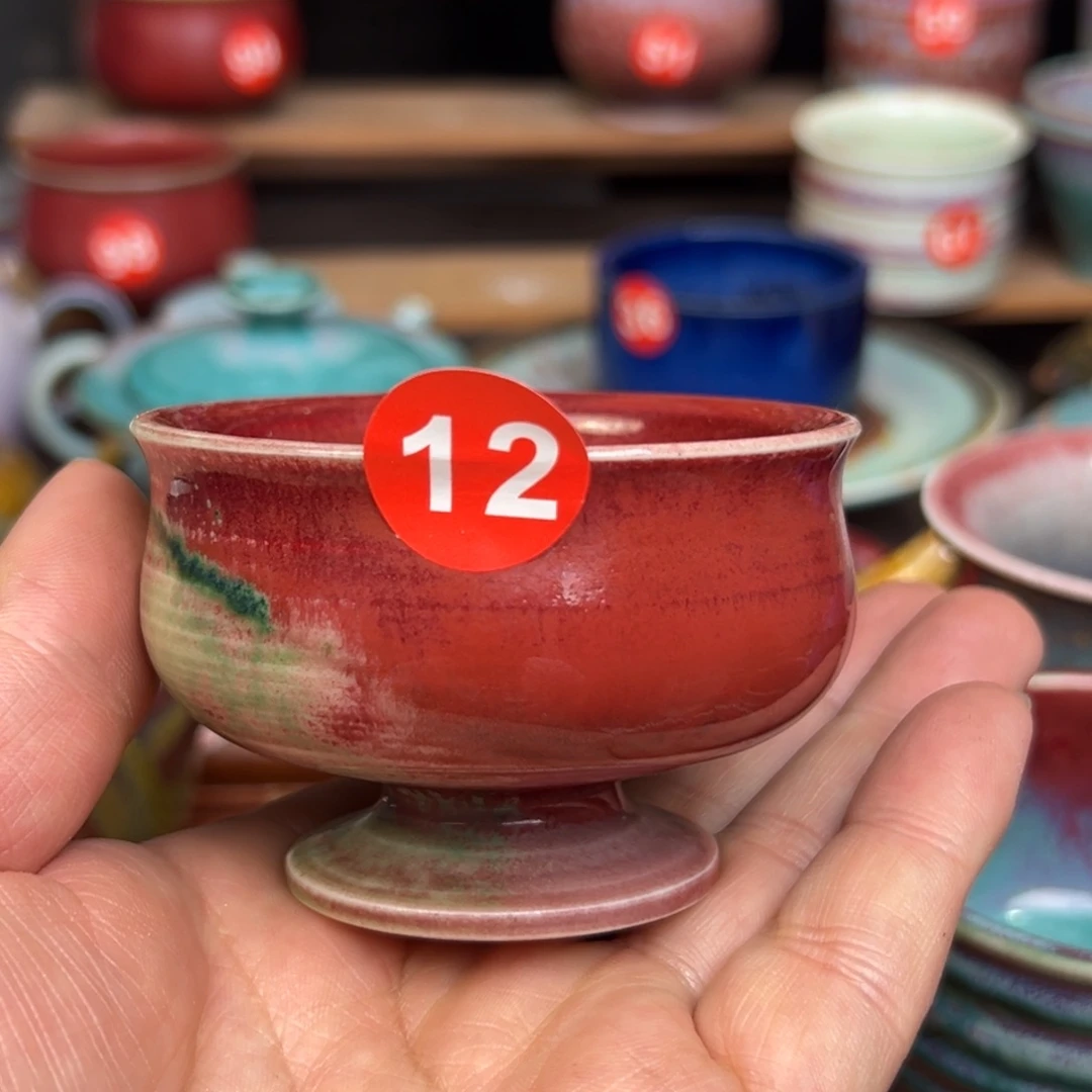 手工制作钧窑茶器