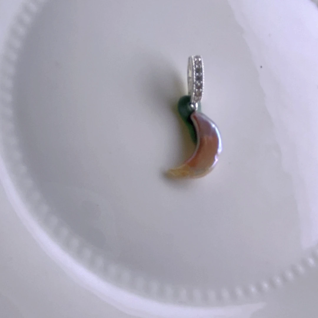 银S925镶嵌吊坠式淡水珍珠