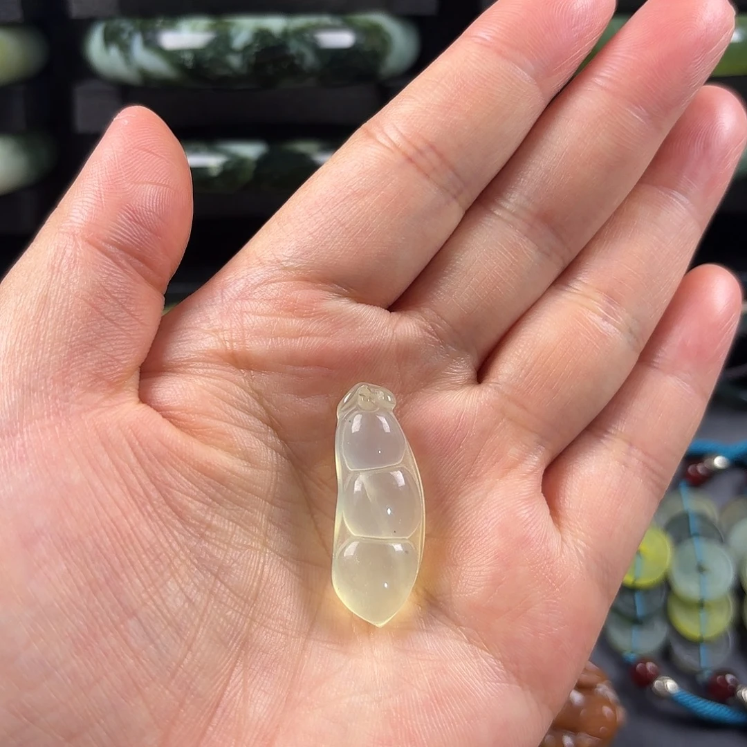 蛇纹石玉合金颈饰