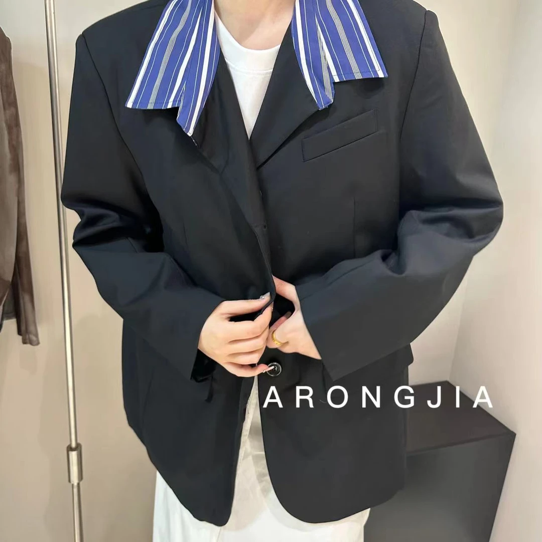 【ARONG阿荣家】西装外套01698-黑色-F