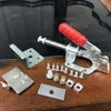 木工夹紧器靠山锁紧扣防滑固定配件大推拉式快速夹具DIY 压紧夹