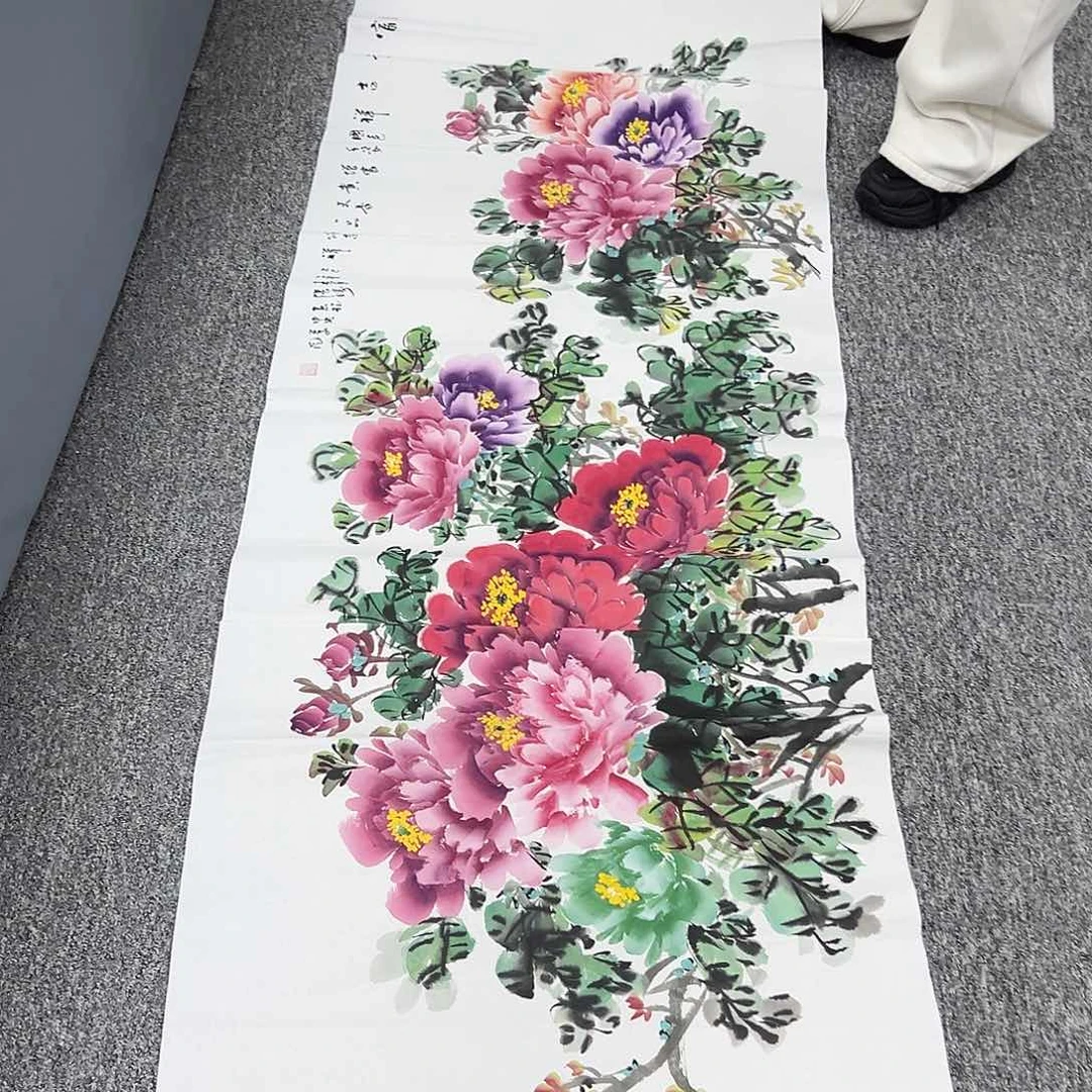 国画纯手绘字画教程分享