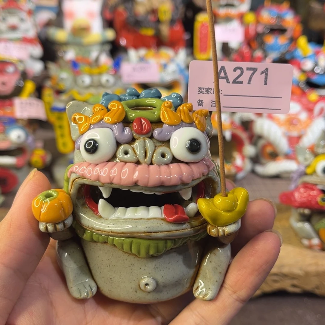泥塑纯手工茶宠摆件