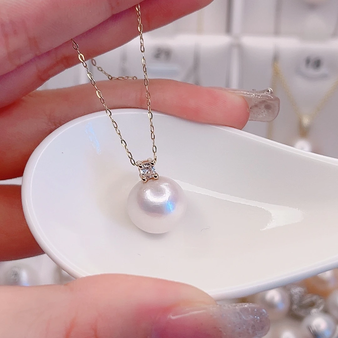 淡水珍珠未镶嵌吊坠(赠链)