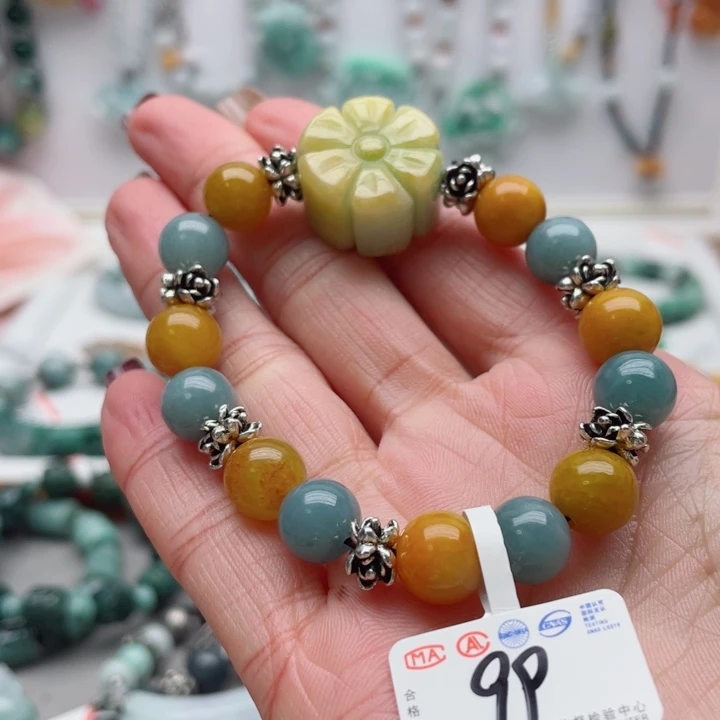 翡翠未镶嵌手链手串