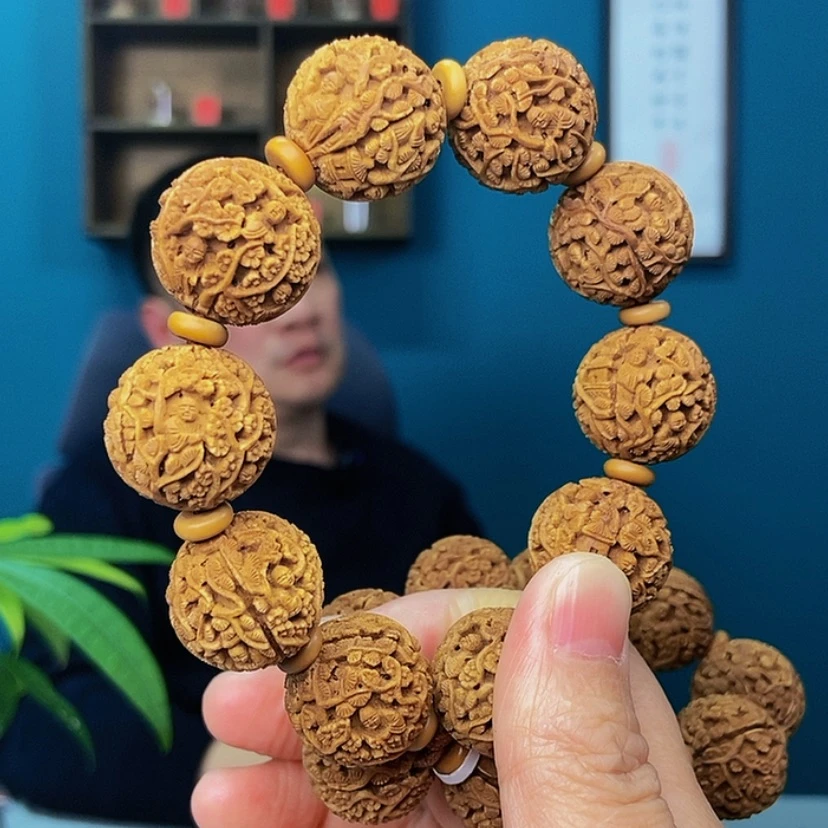 【闪购商品】橄榄核手串/手链2.1十颗精细工666666666666