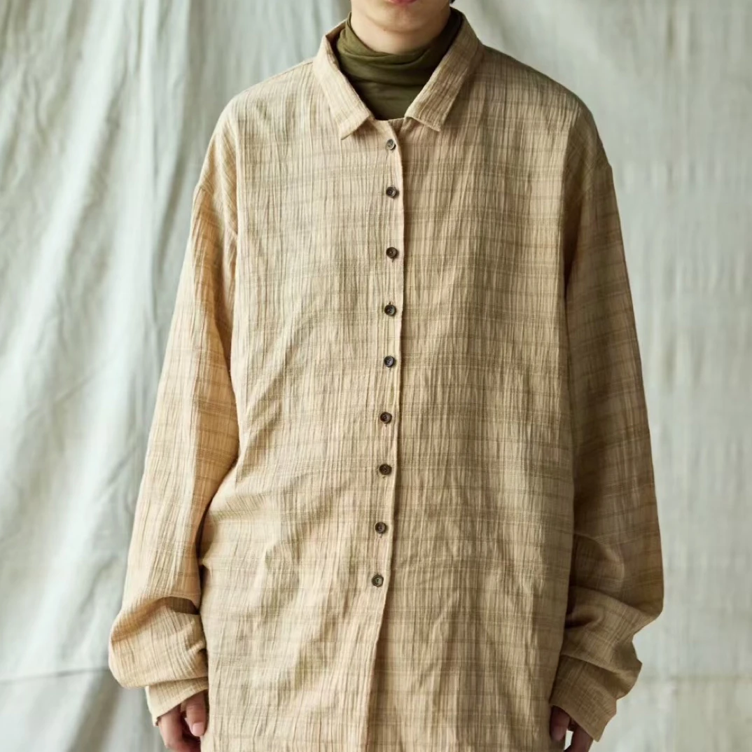 左岸迷香2025秋冬衬衫  草木染