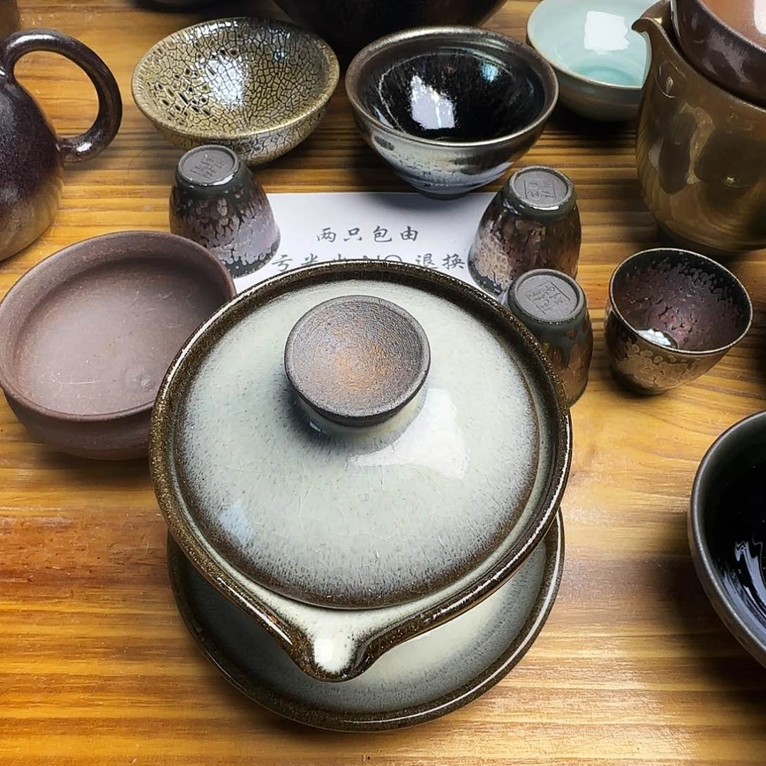 茶盏.*.建窑建盏茶器
