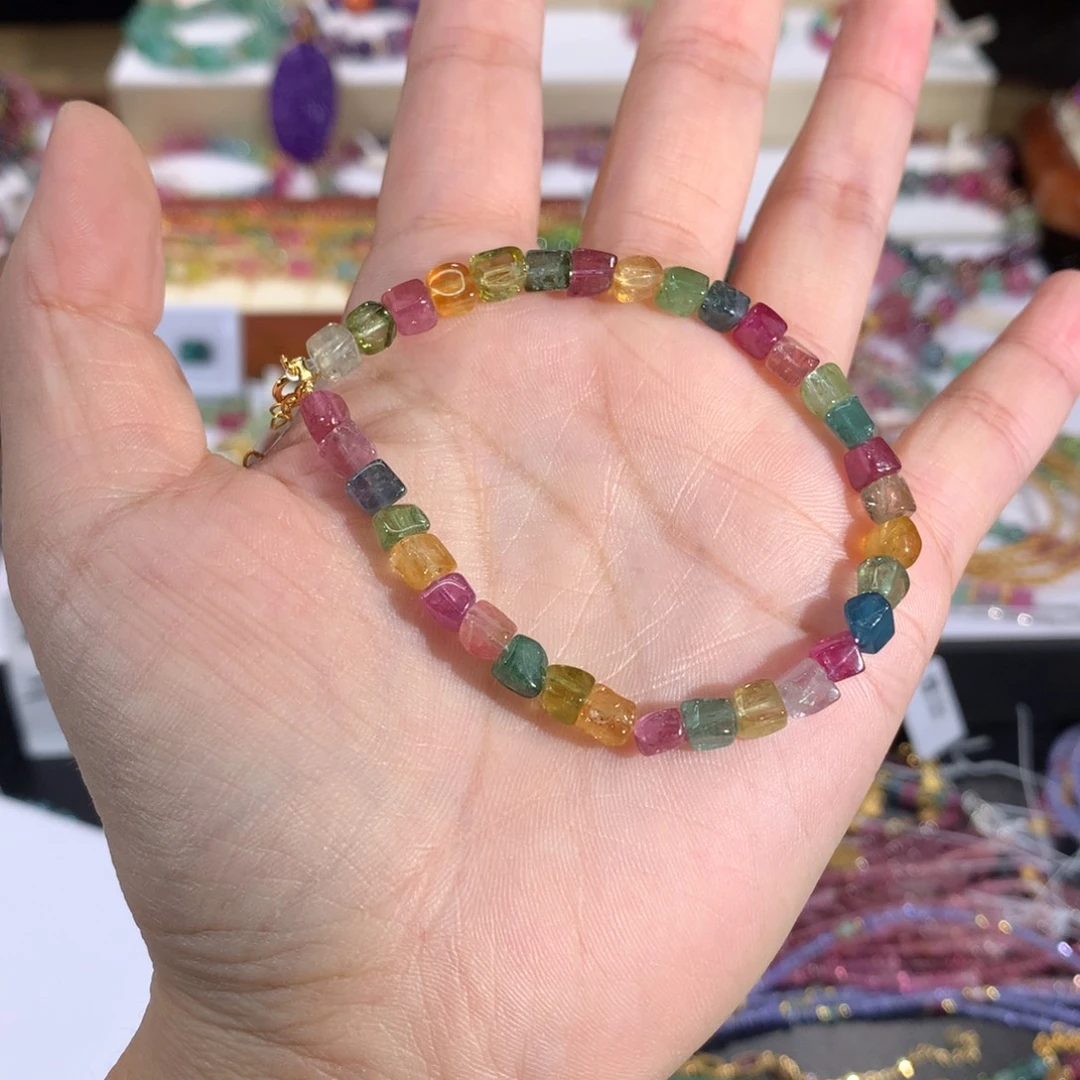 未镶嵌手串碧玺手串