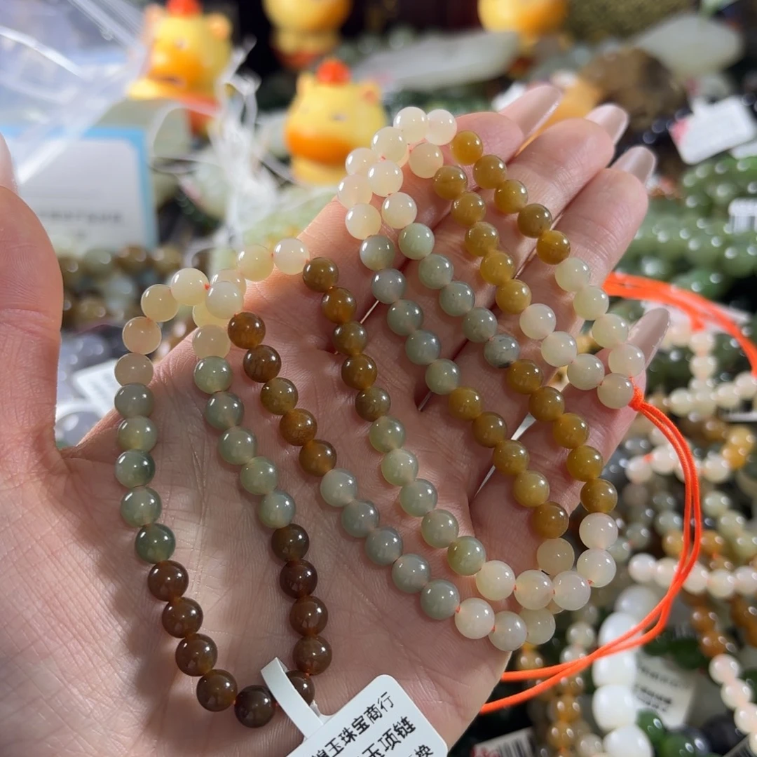 和田玉未镶嵌手串116