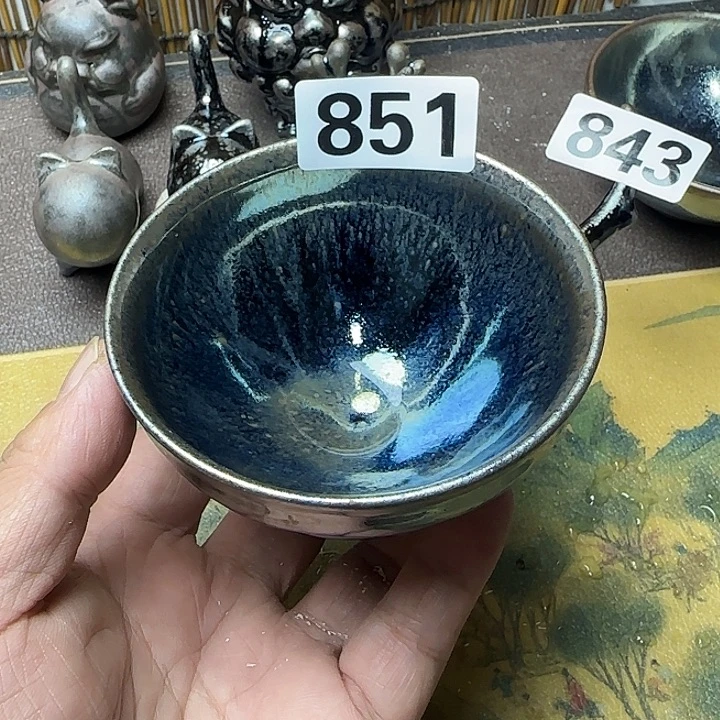 茶盏建盏杯主人杯龙窑柴烧