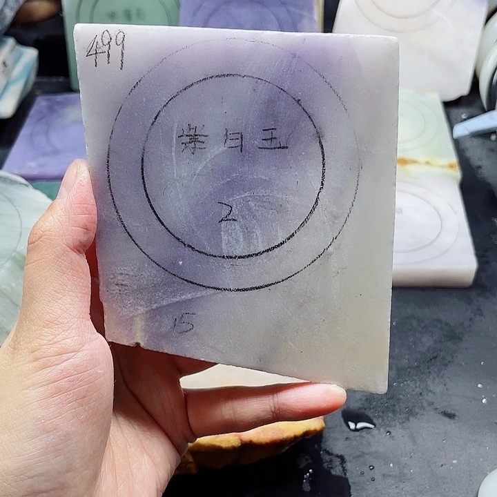 未镶嵌手镯石英质玉定制