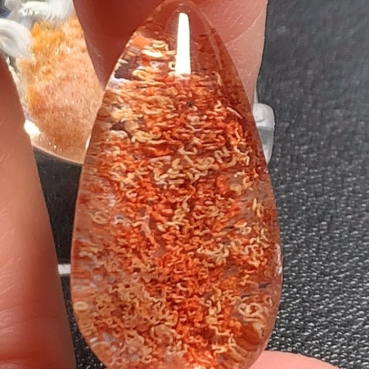 水晶吊坠(不含链)未镶嵌执**心