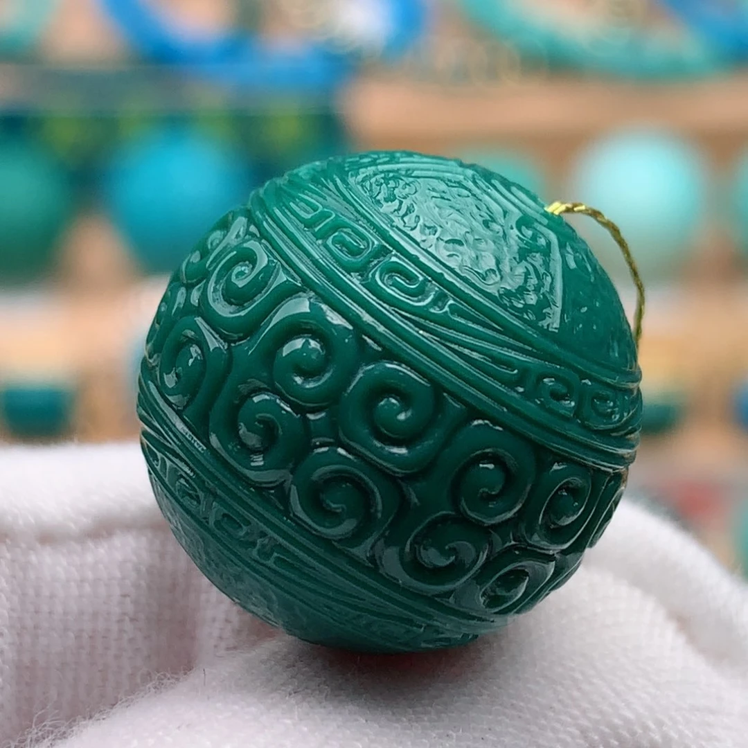 未镶嵌绿松石珠宝奇石