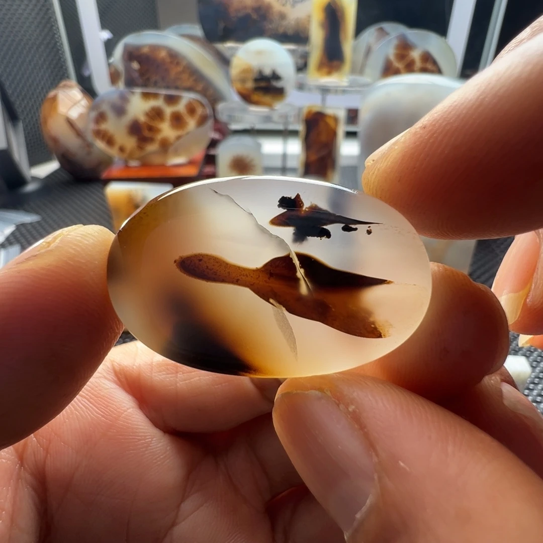 未镶嵌玛瑙/玉髓珠宝奇石