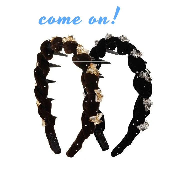 【星钻密语】高级高领满钻发箍碎发整理神器高颅顶显脸小头箍洋气