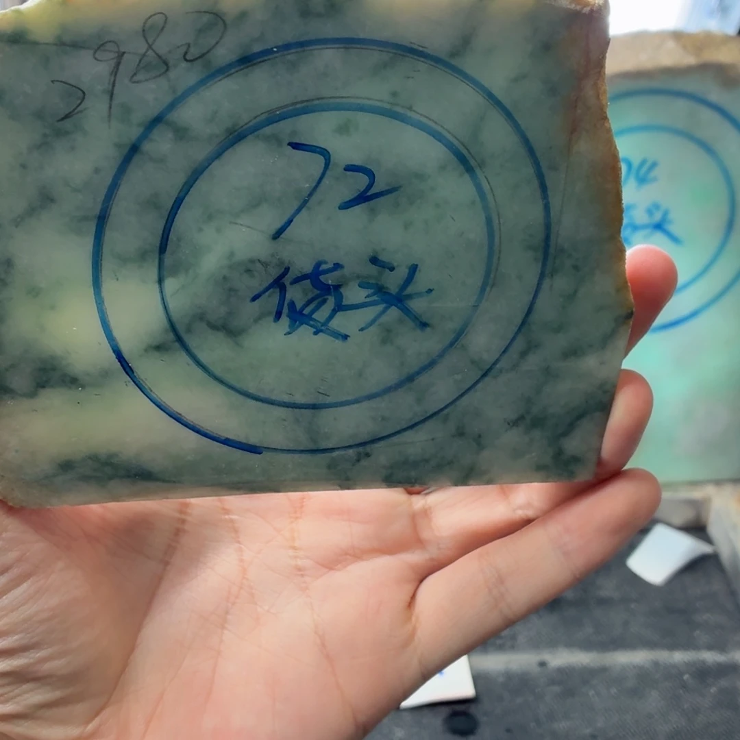 定制翡翠未镶嵌翡翠A货毛胚手镯定制