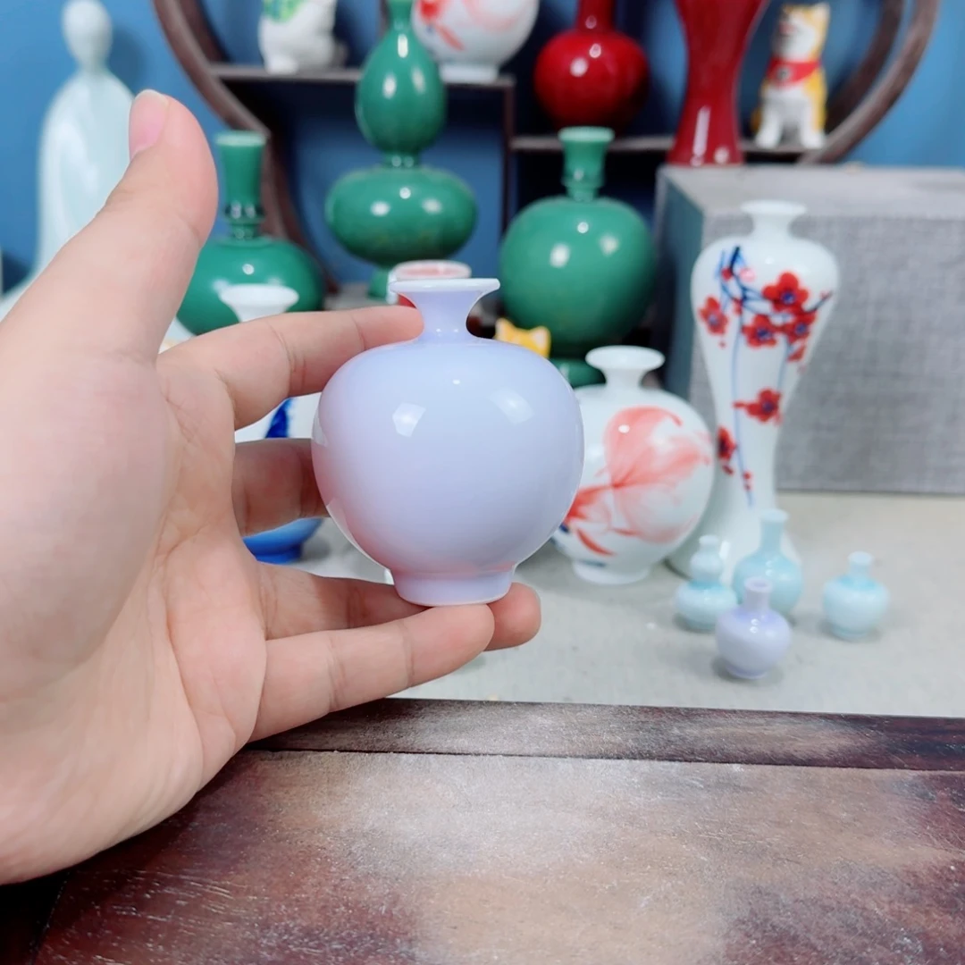 陶瓷手工小花器摆件