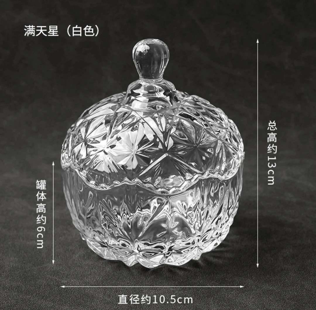 首饰展示架 禾季珠宝 消磁碗100克消磁石白色轻奢复古透明 礼物