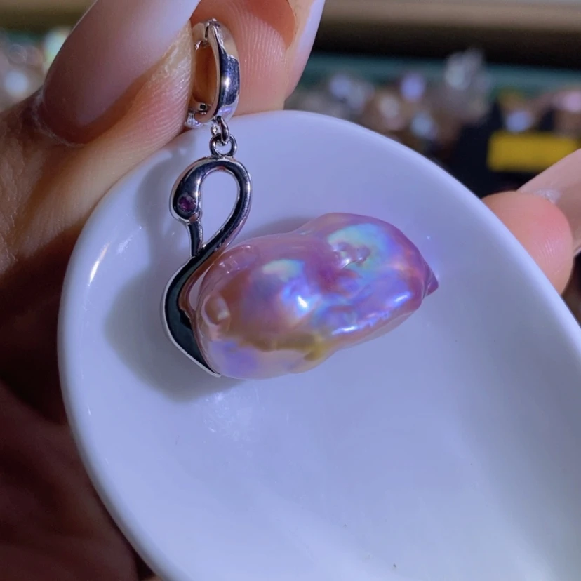 【闪购商品】淡水珍珠天然珍珠（微瑕）合金
