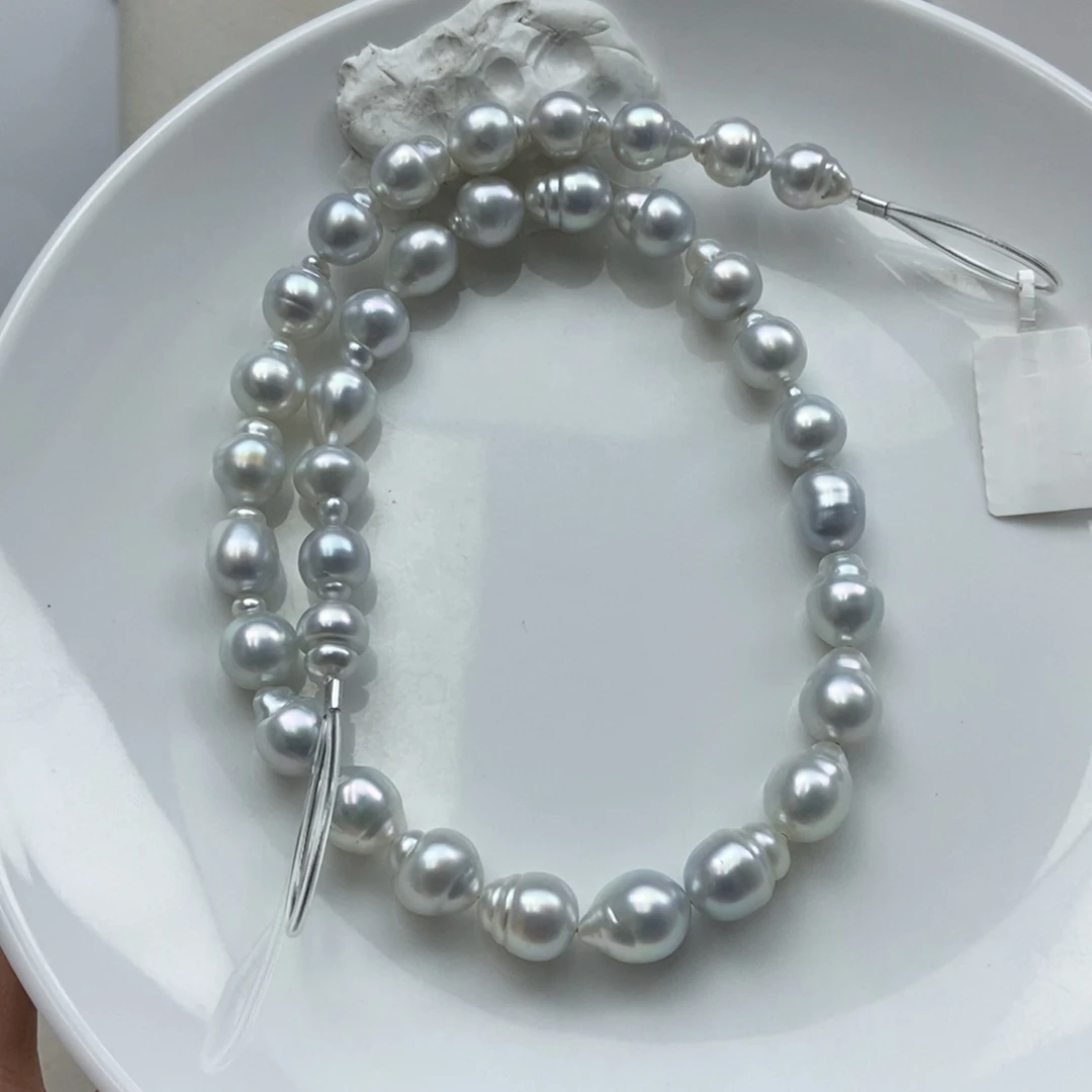 海水珍珠颈饰银S925镶嵌潇*