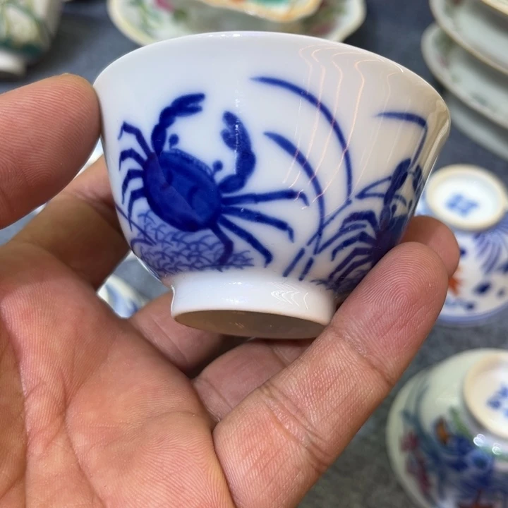 纯手绘精品盖碗杯