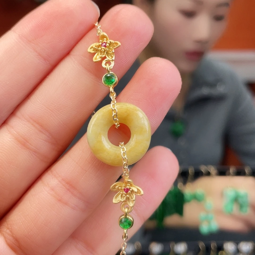 翡翠未镶嵌耳饰饰品