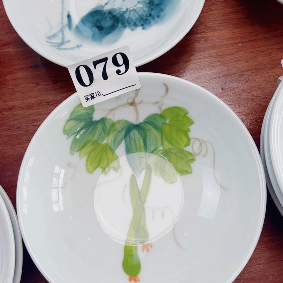 盘子景德镇陶瓷手工手绘制作