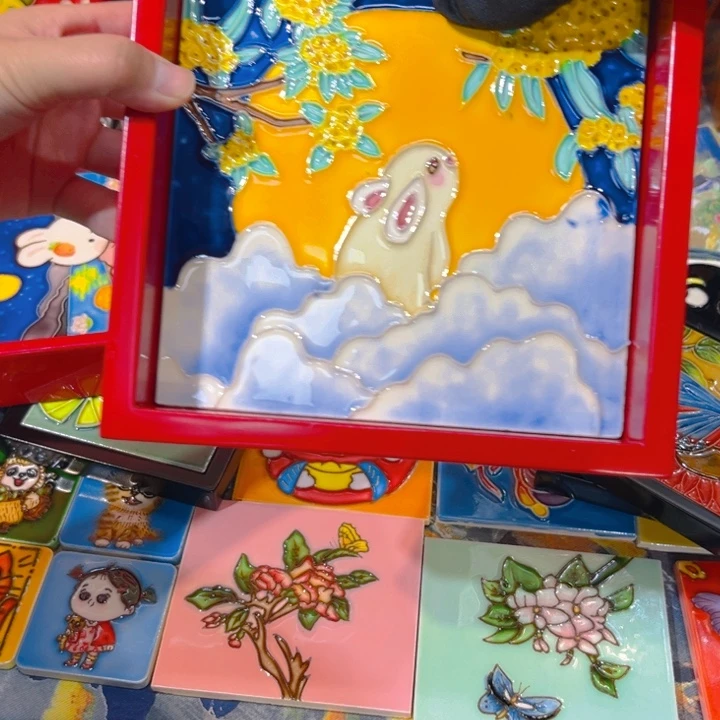 瓷片瓷板画艺术作品