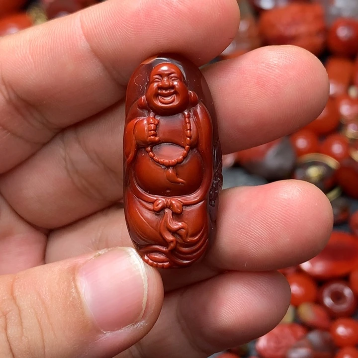 笑***梦南红玛瑙未镶嵌颈饰