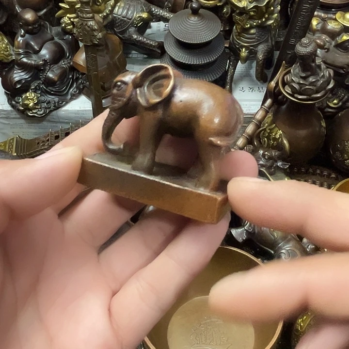 顺顺利利，铜器摆件