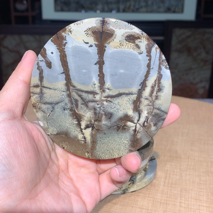 广西国画石摆件，观赏收藏