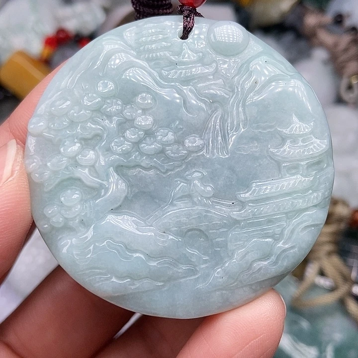 颈饰未镶嵌翡翠翡翠