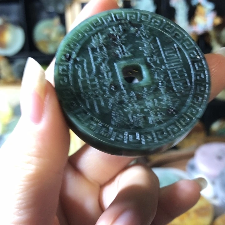 岫玉未镶嵌岫玉挂件