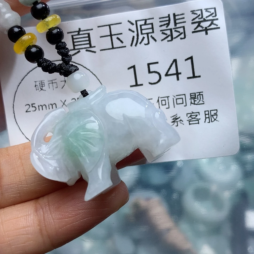 翡翠未镶嵌颈饰1541