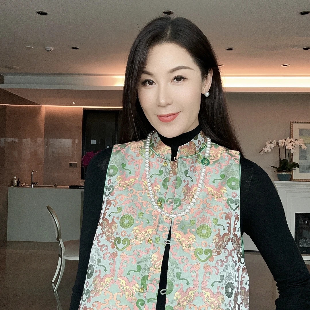 【钱小萍招财如意貔貅】两穿立领圆领宋锦马甲CD2167550