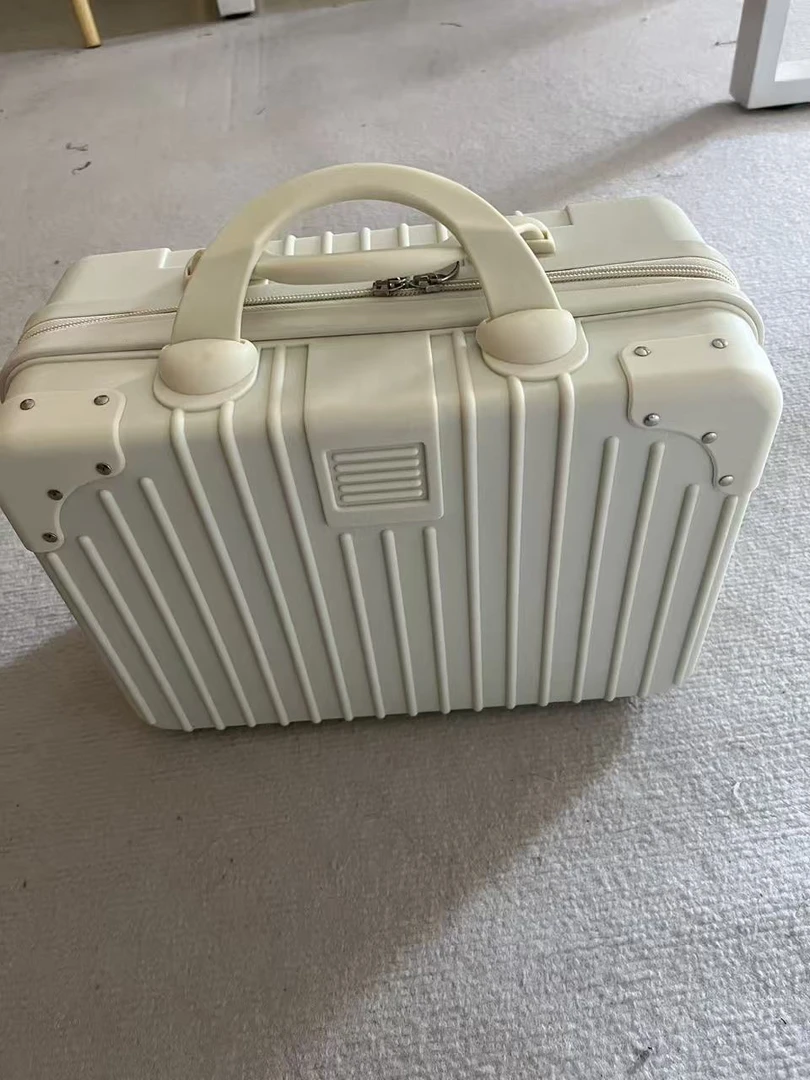 软学生夹层拉链袋旅行箱网红奢侈金色百搭