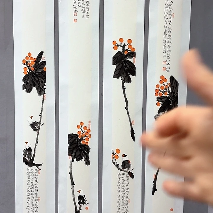 国画亲笔手绘放心去藏