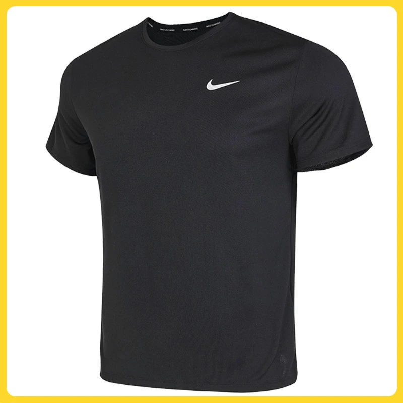 nike耐克短袖男T恤AS M NK DF UV MILER SS运动上衣DV9316-010