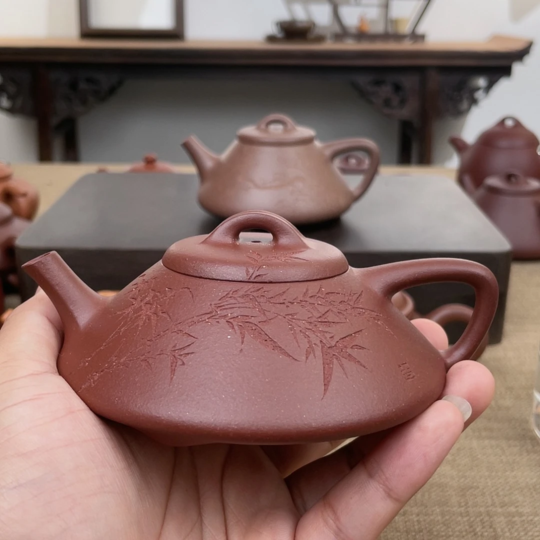 茶壶紫砂合瓢 170cc 原矿底槽清