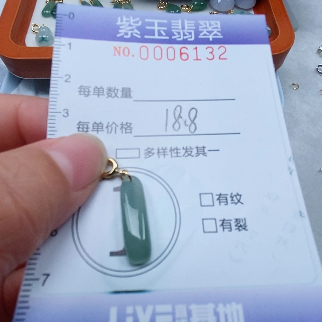 颈饰未镶嵌翡翠冰透随行