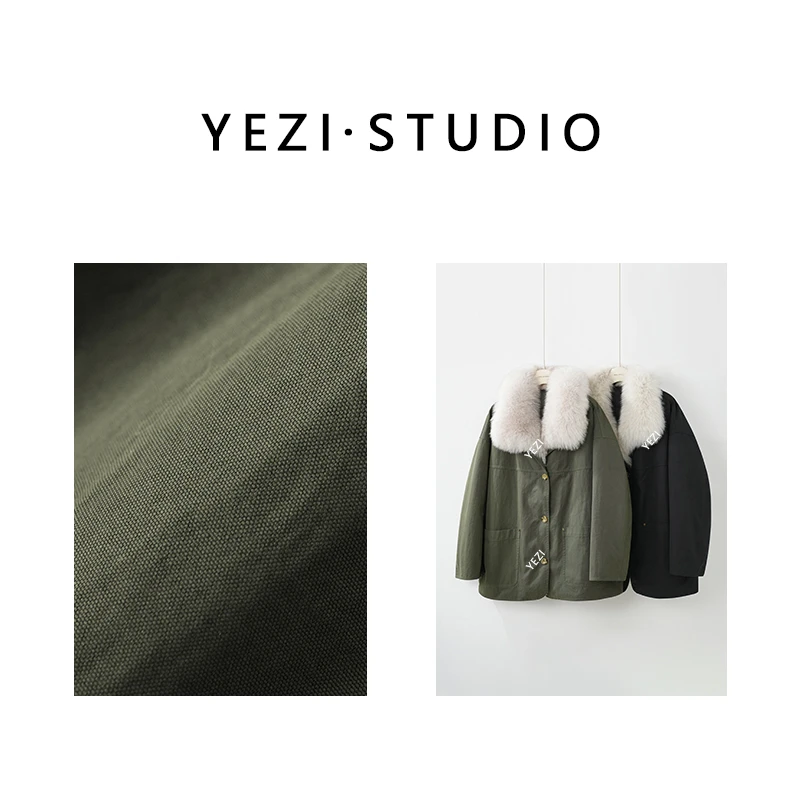 现货直发【柏林少女】酷飒工装风连襟领90白鹅.绒派克服25408019