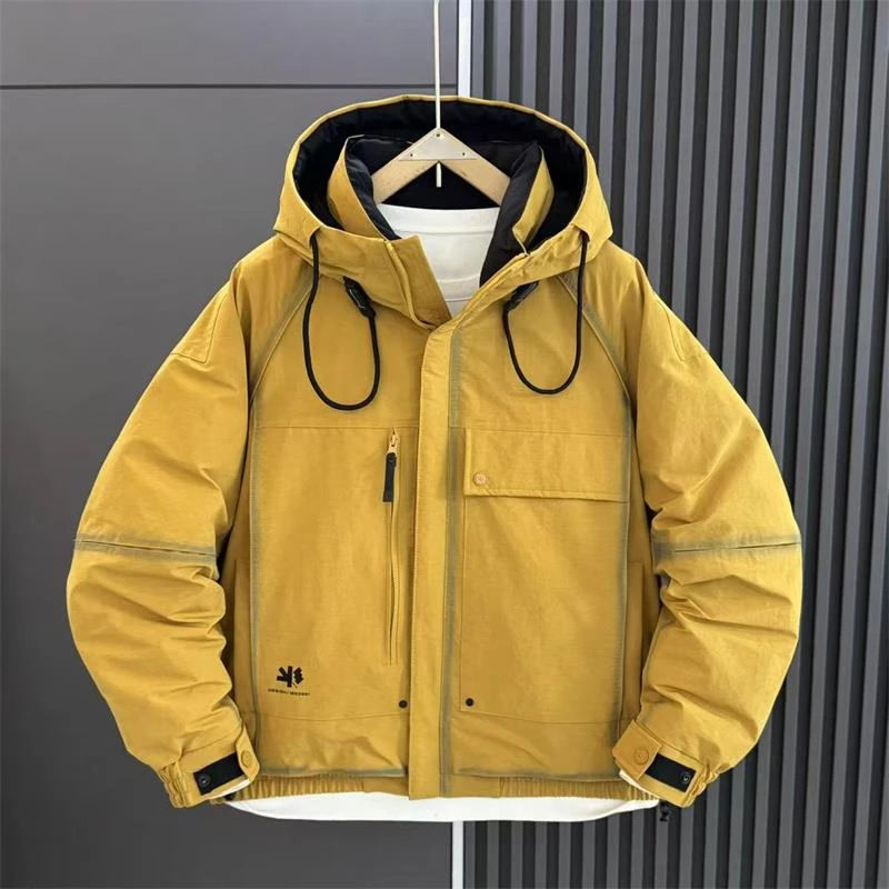 秋冬季新款羽绒服男款爆款2025新款正品男士潮流休闲痞帅连帽男装