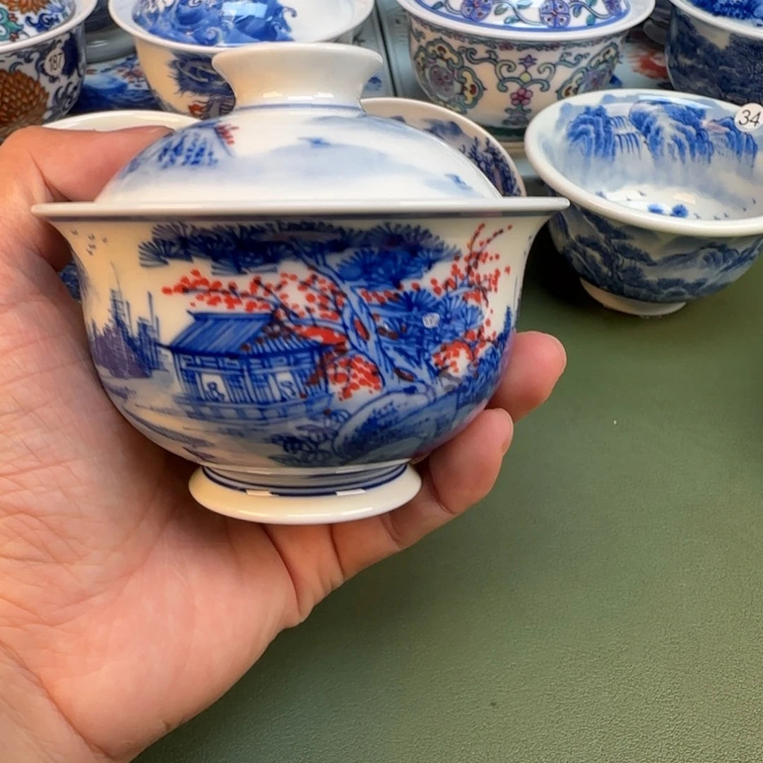 纯手工纯手绘茶具石头52