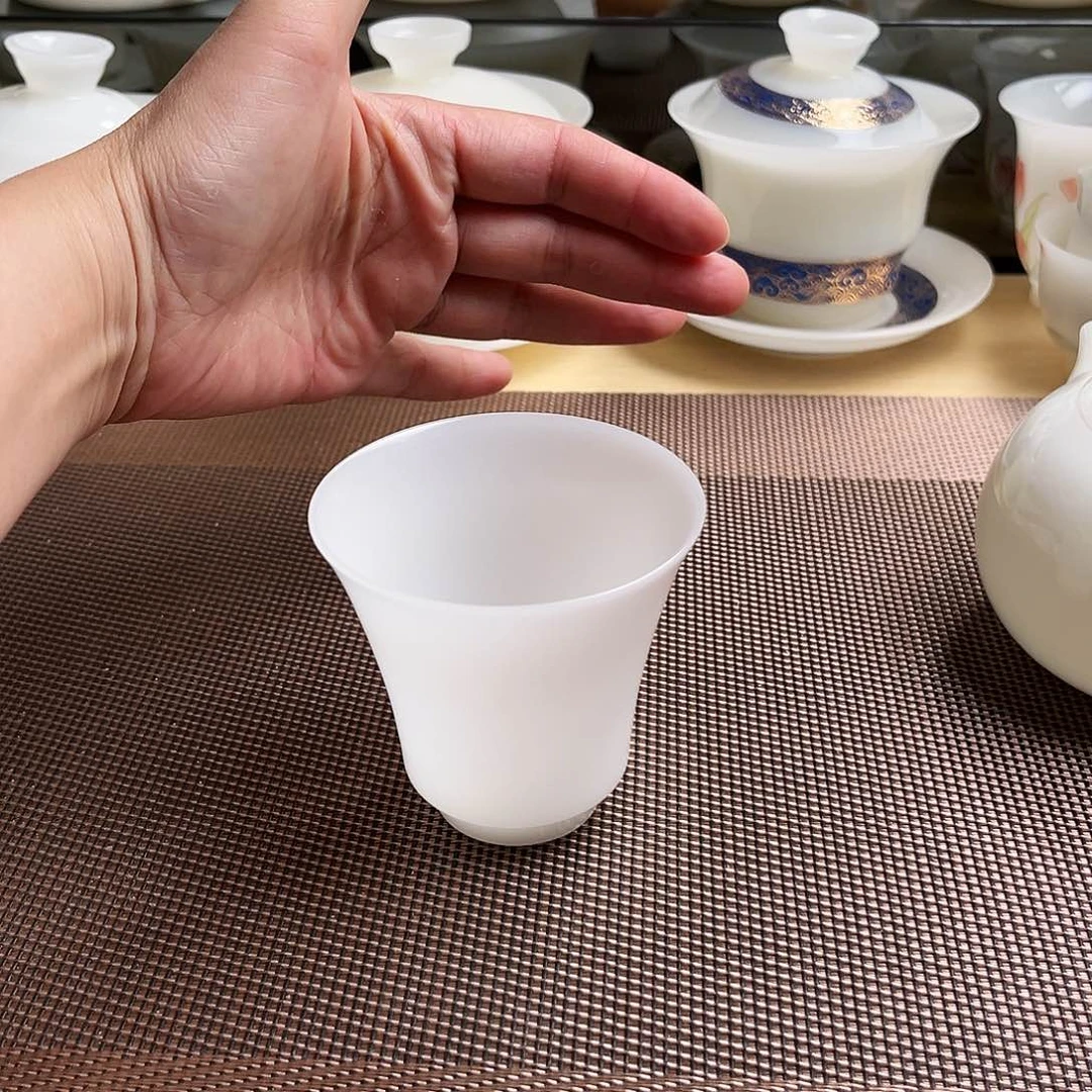 瓷片璞玉瓷素烧主人杯100cc