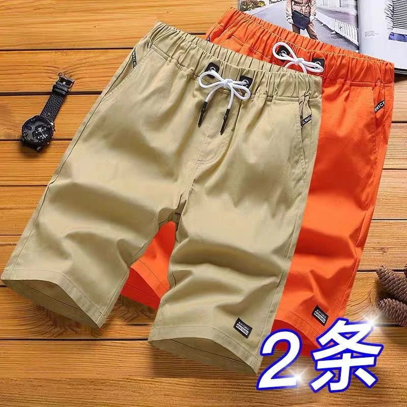 男士纯棉休闲短裤外穿夏季宽松运动潮流百搭薄款5五分裤7七分中裤
